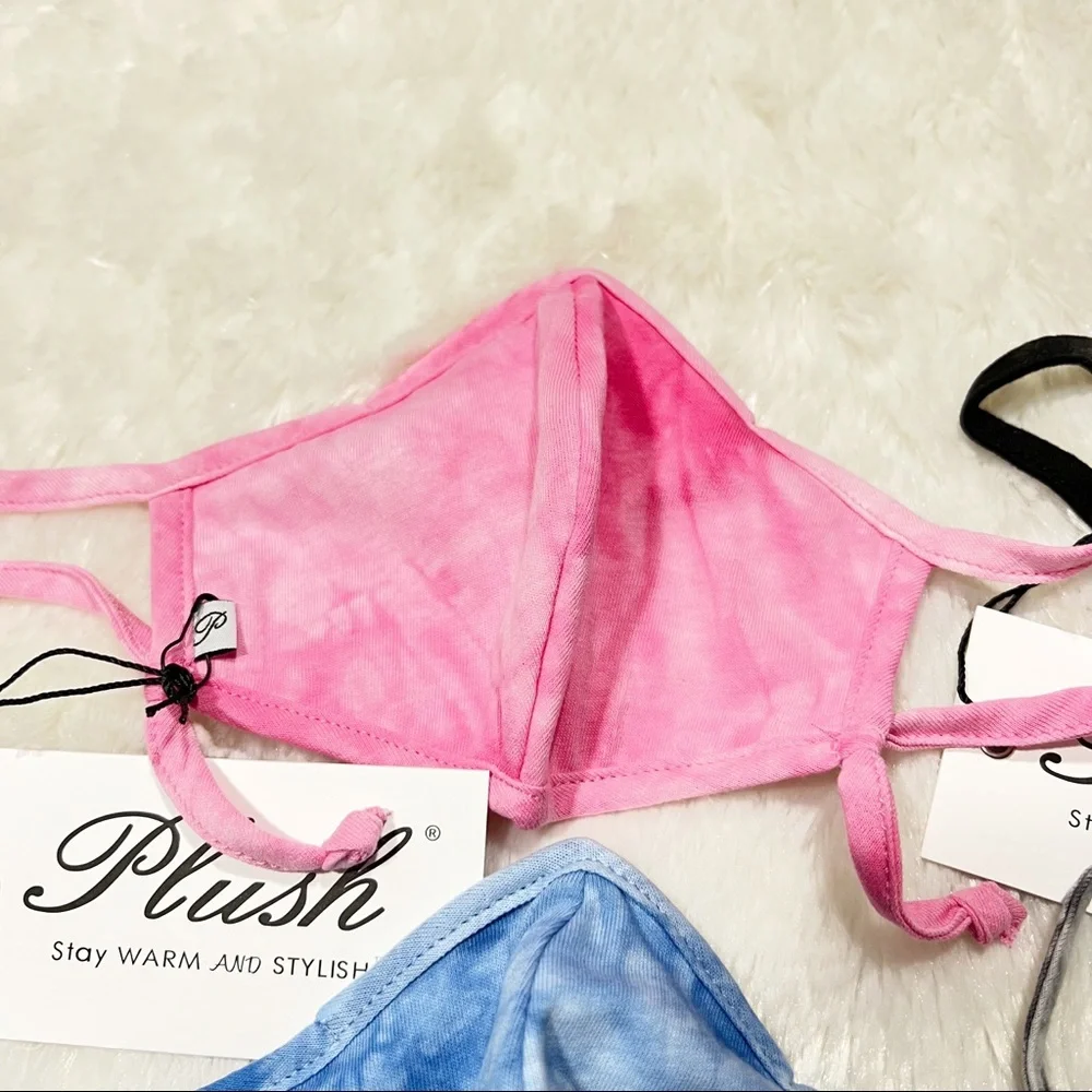 Plush Apparel x Revolve Set of 6 Reusable Face Masks